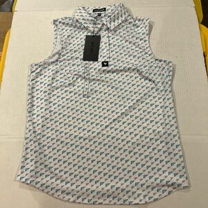 Bad Birdie Women's Size XL Core Polo SL Sleeveless Golf Pinseeker